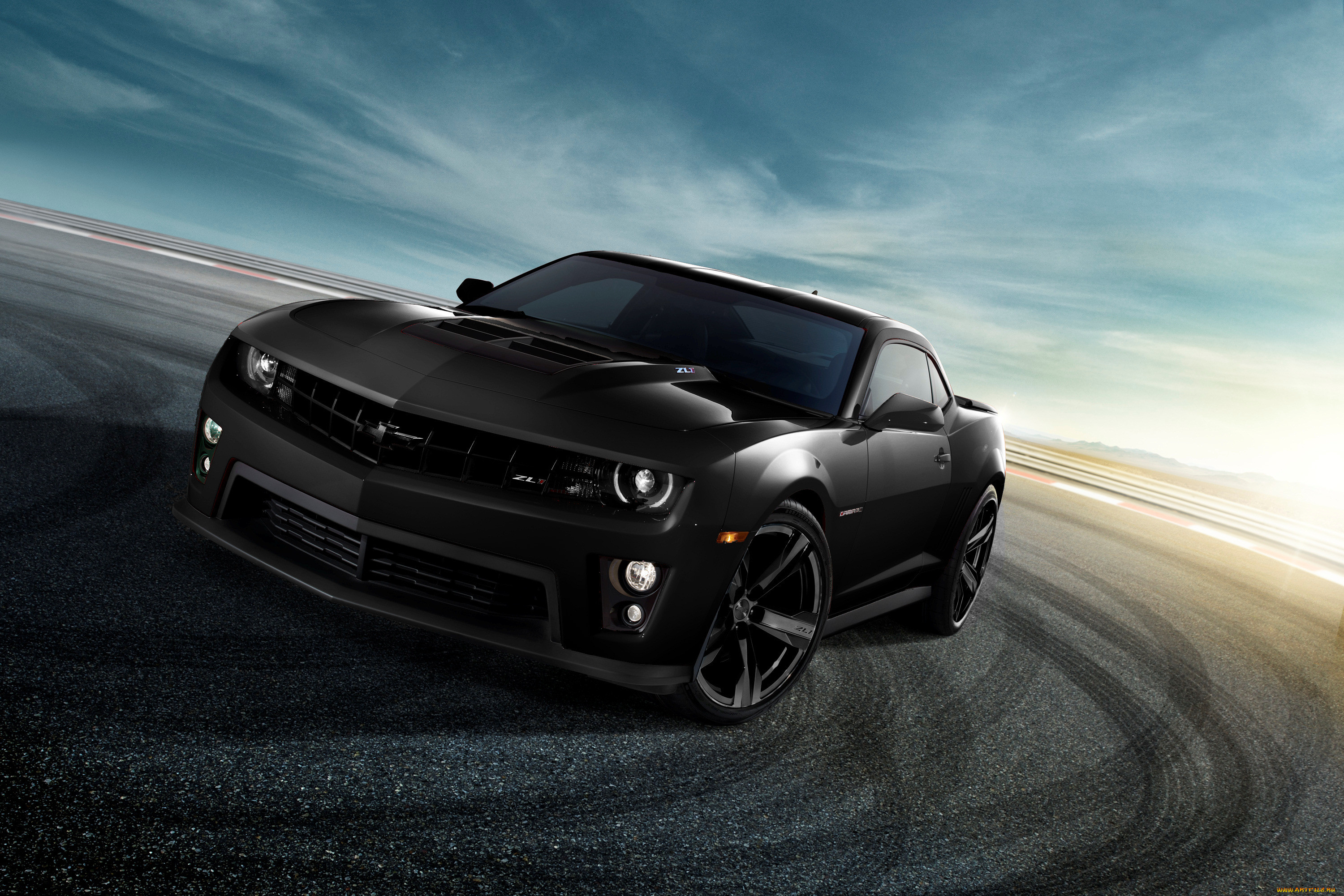 , camaro, chevrolet, zl1, black, on